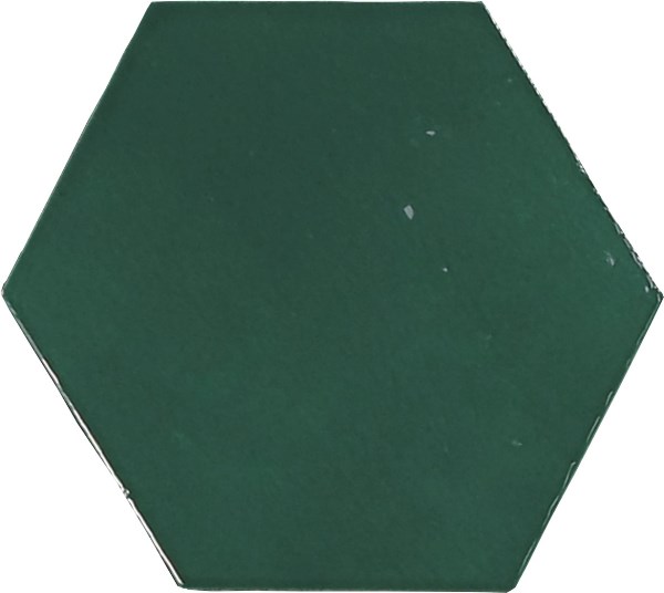 122086 ZELLIGE HEXA EMERALD 10,8x12,4 WOW