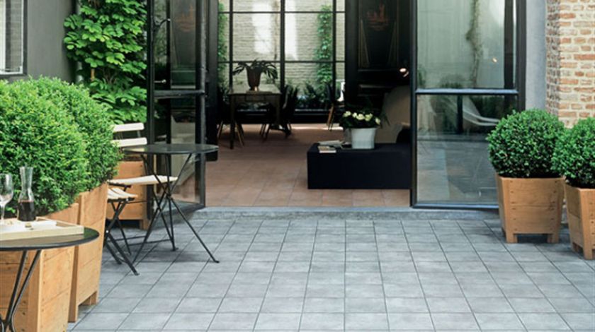 Stone Peldano fiorentino ocre 33x33х4 Exagres