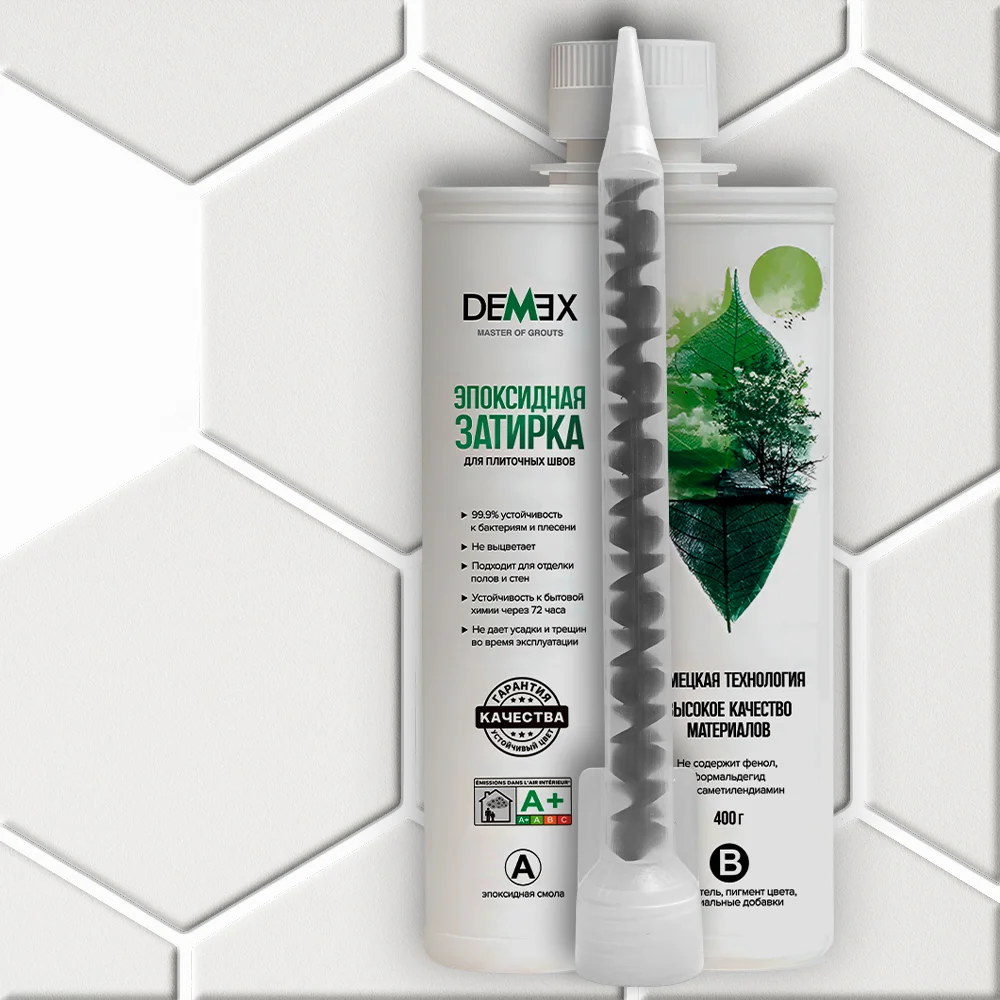 Глянцевая двухкомпонентная эпоксидная затирка  фото 2