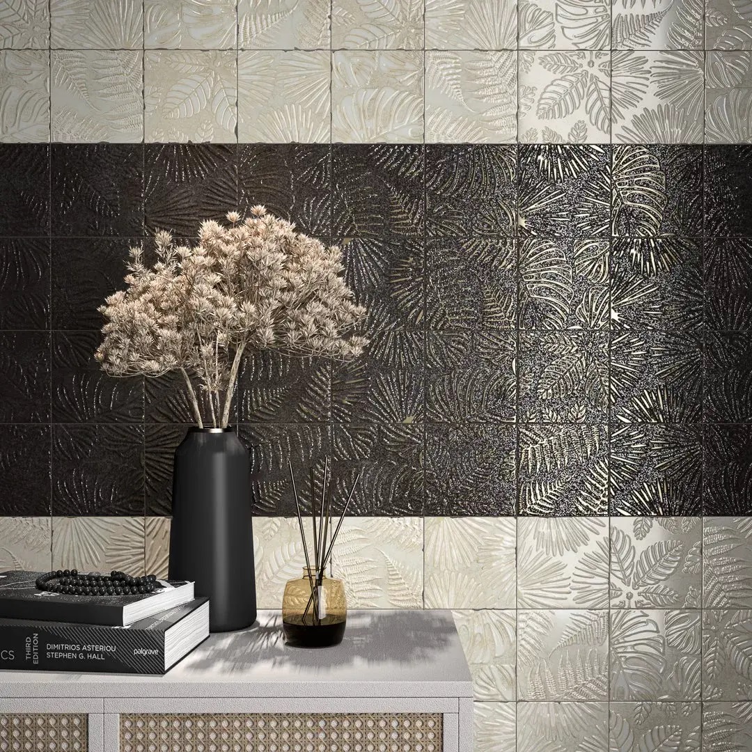 KMD2SFD001BN Декор Агдаль 3 белый матовый структура 15x15x0,9 Kerama Marazzi