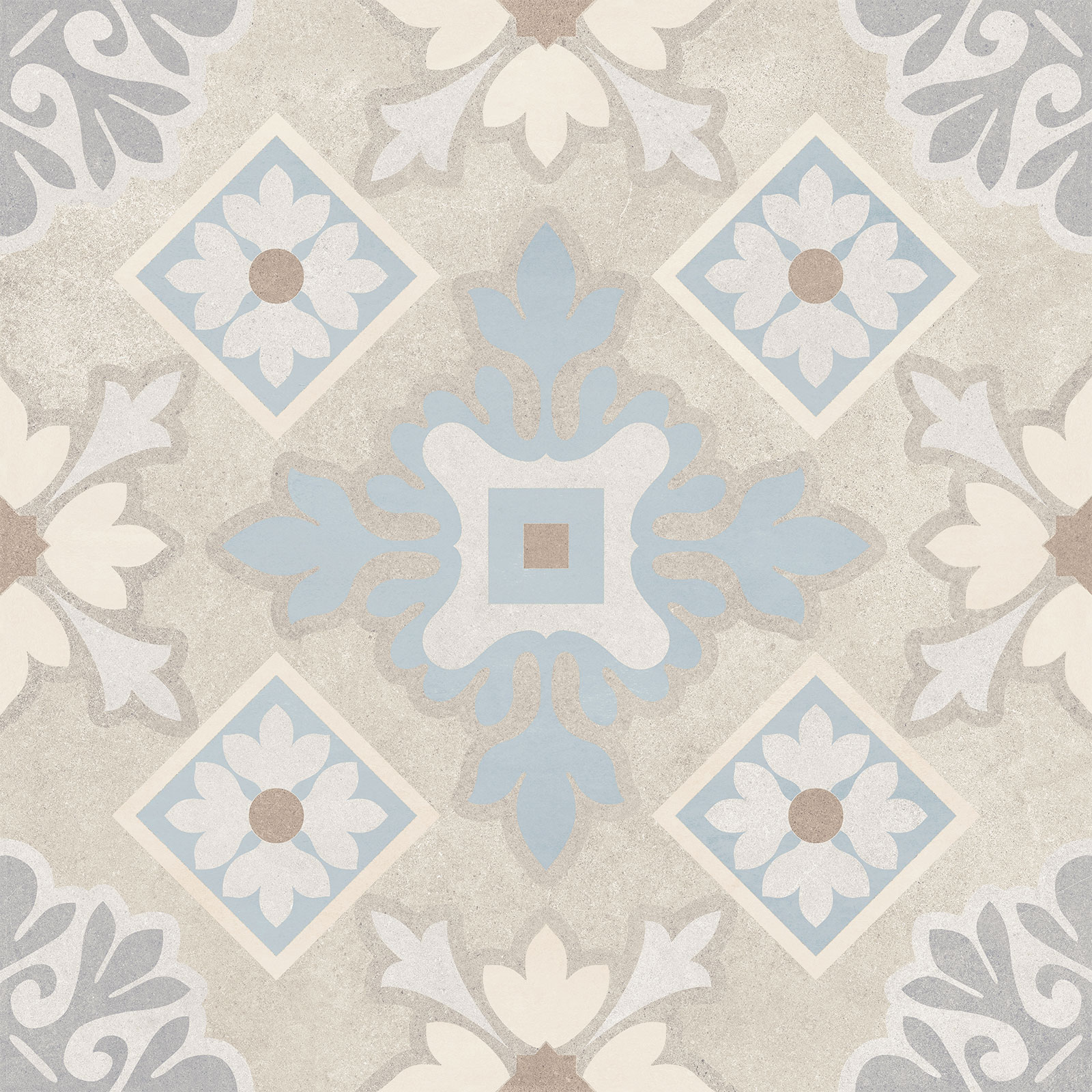 GFU6060FLL46R Floral матовый карвинг 600x600x9 Alma Ceramica (Уралкерамика) фото 3