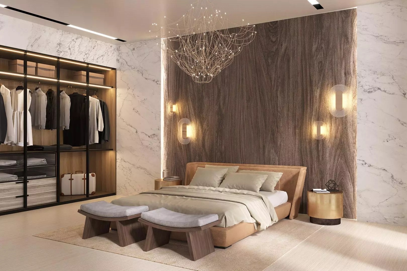 SG071602R/P Капрая белый лаппатированный (из 2ч. разм. 120x320) 240x320 Kerama Marazzi