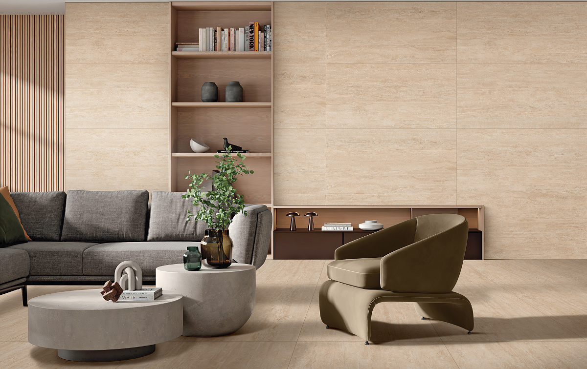 Travertino Beige Shape 60x120 Керлайф