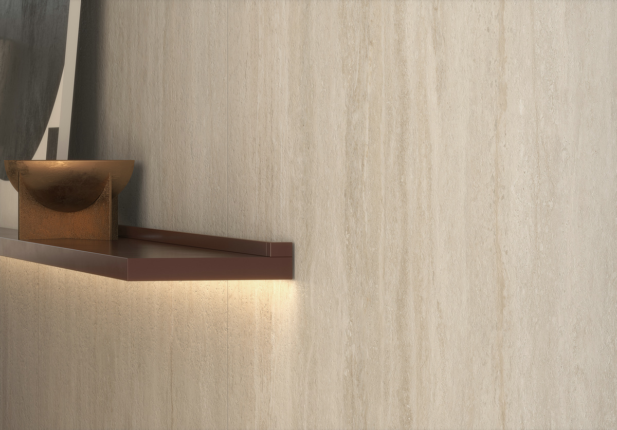 Cave Stone Beige White Спеченный камень 1200x2700x6 Delfone фото 16