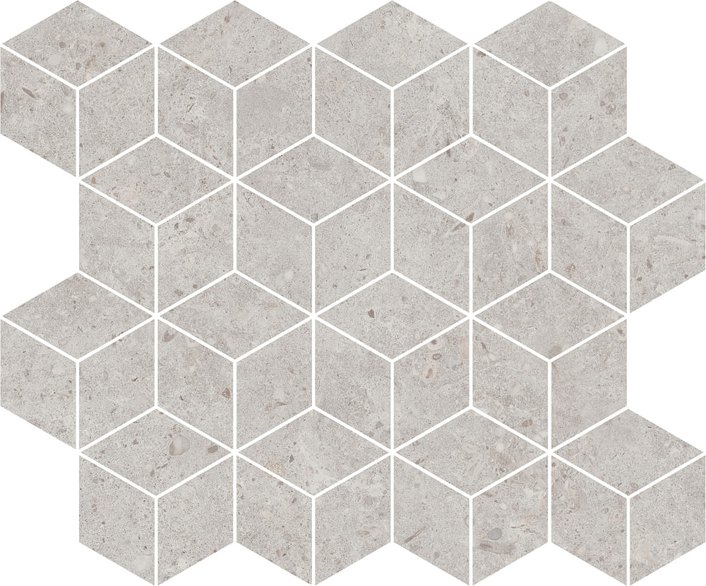 T017/14053 Декор Риккарди мозаичный серый светлый матовый 45x37,5 Kerama Marazzi