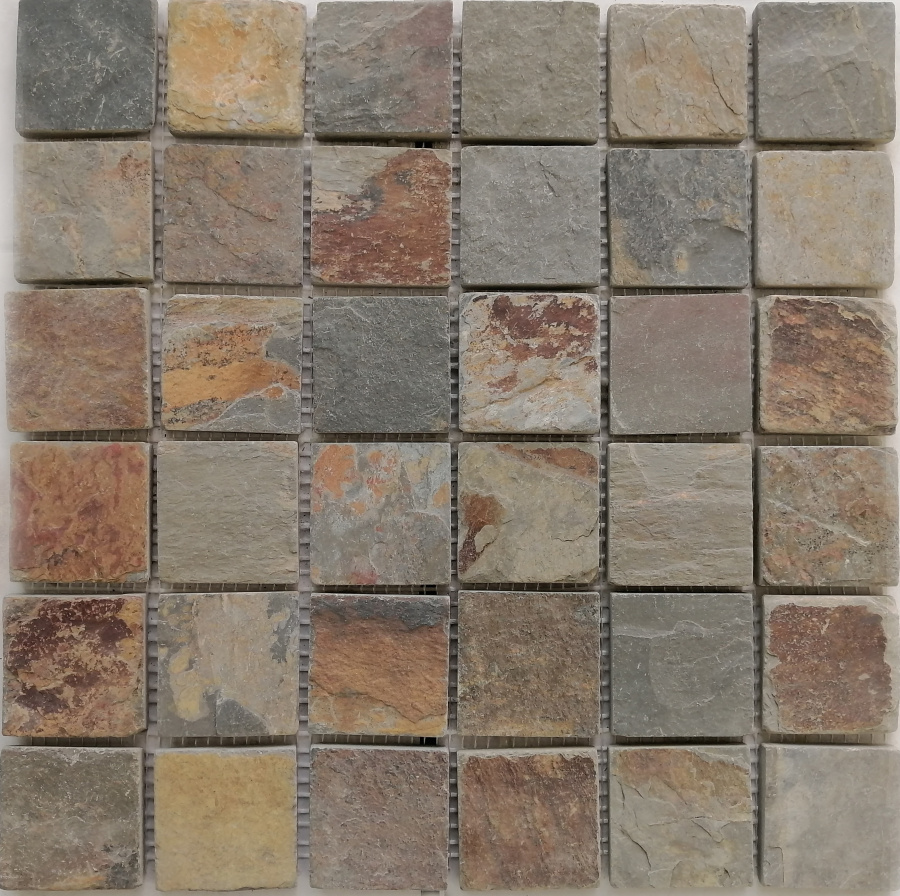 PIX300 Slate Rusty из сланца 48х48 305х305 Pixmosaic