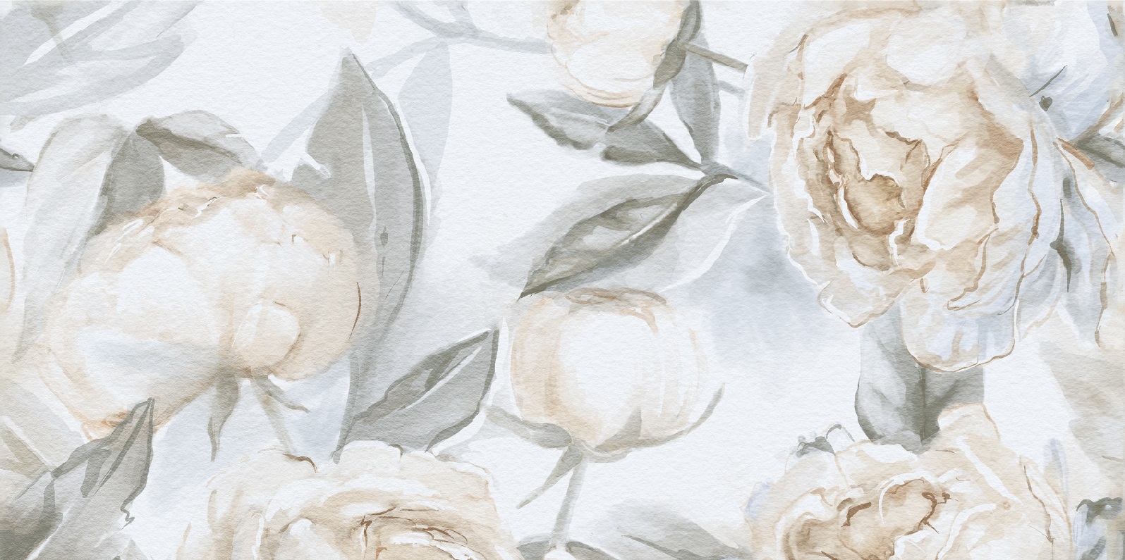 Elite Peonies Decor A+B Matt 60x120 Staro