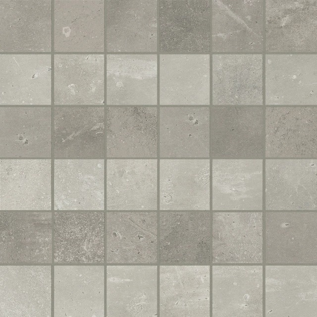 747452 Maps Light Grey Mosaico 3D 30x30 Cerim