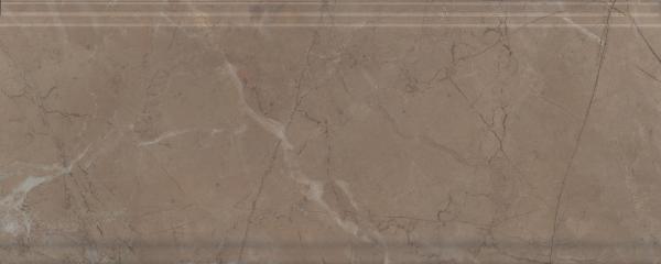 BDA027R Бордюр Серенада бежевый тёмный глянцевый обрезной 30x12 Kerama Marazzi