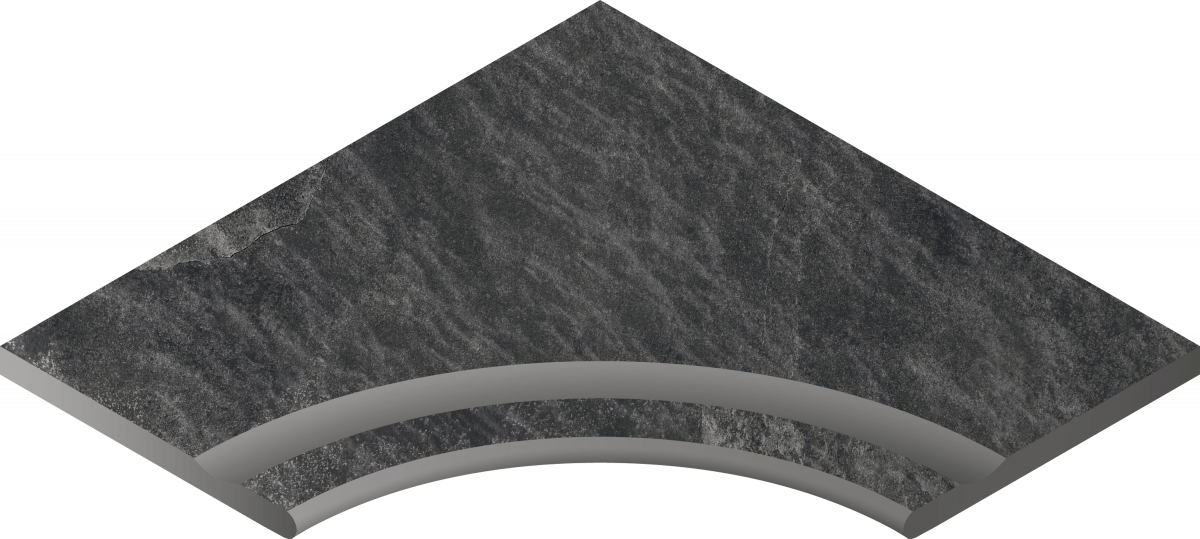 620090000408 Titanio Bordo Svasato Angolare Round 30 60x60 Italon