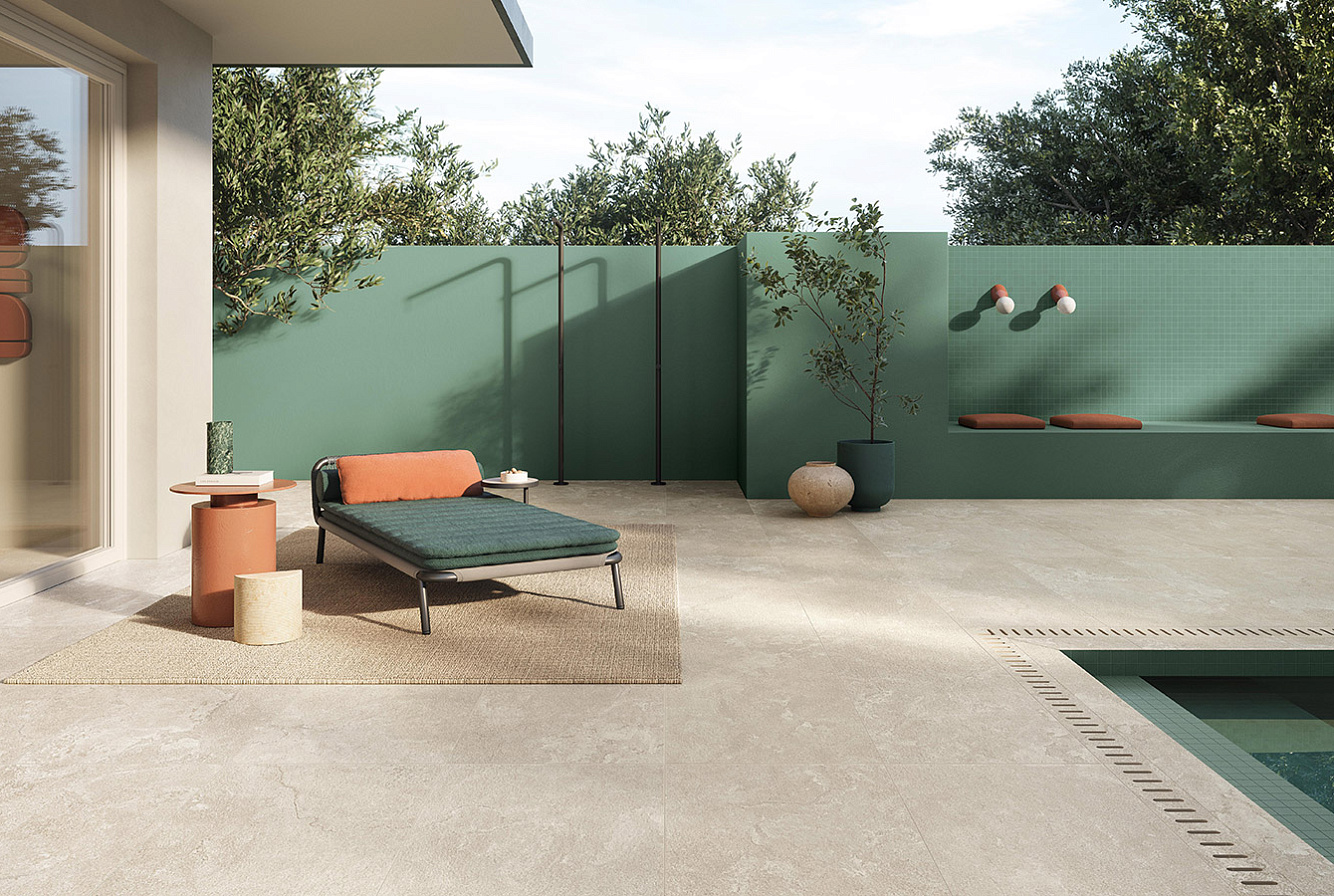 DR05BAR Dorset Tortora Cross Cut Ribbed SQ. 60x120 Italgraniti