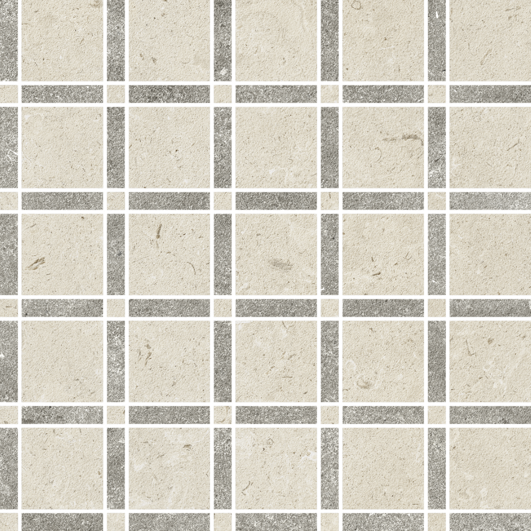 620110000257 Аура Стоун Уайт Мозаика Вертиго 31.3x31.3 Italon