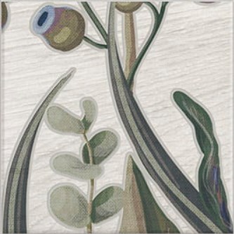 DECOR BLUE LEAVES 20x20 Mainzu