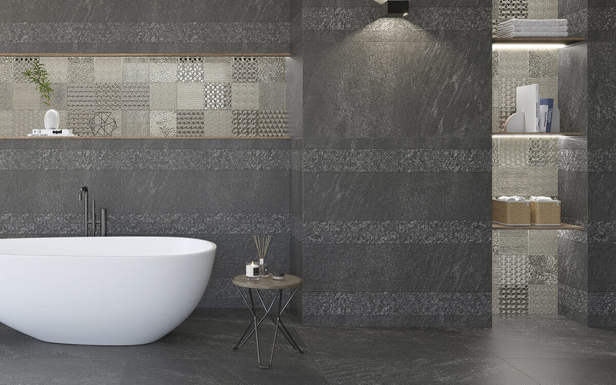 Slate Stone White RC Lap 100x100 Azulejos Sanchis