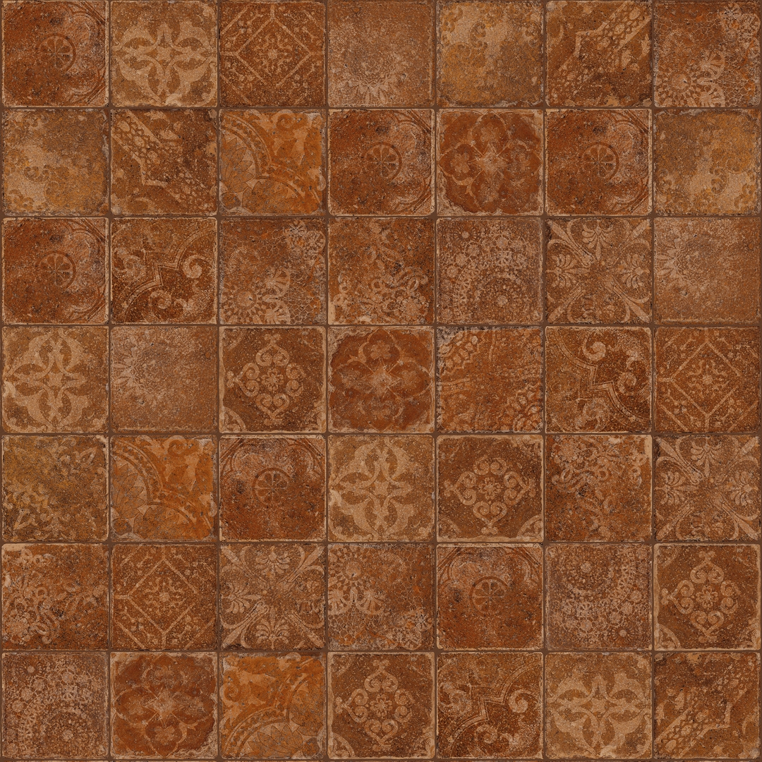 1006829 Pomposa Dec. Mix Siena 20х20 Isla Tiles