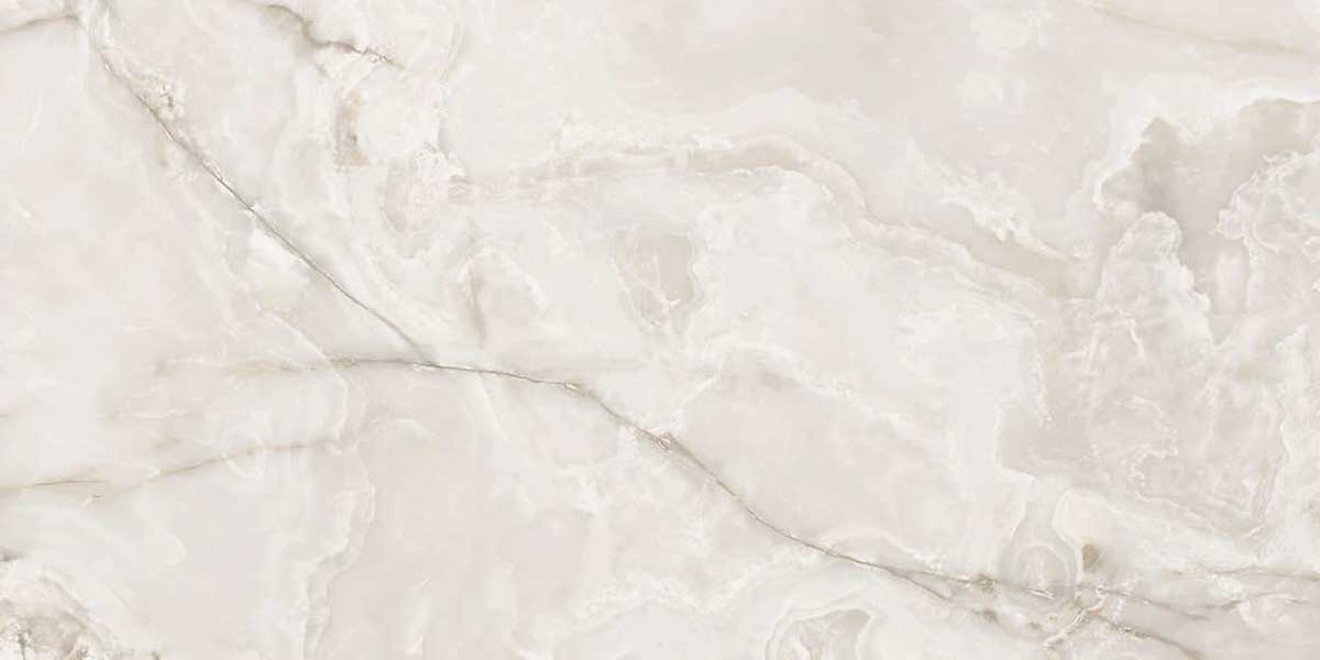 765894 Onyx&More White Onyx Glos Ret 6mm 120x240 Casa Dolce Casa
