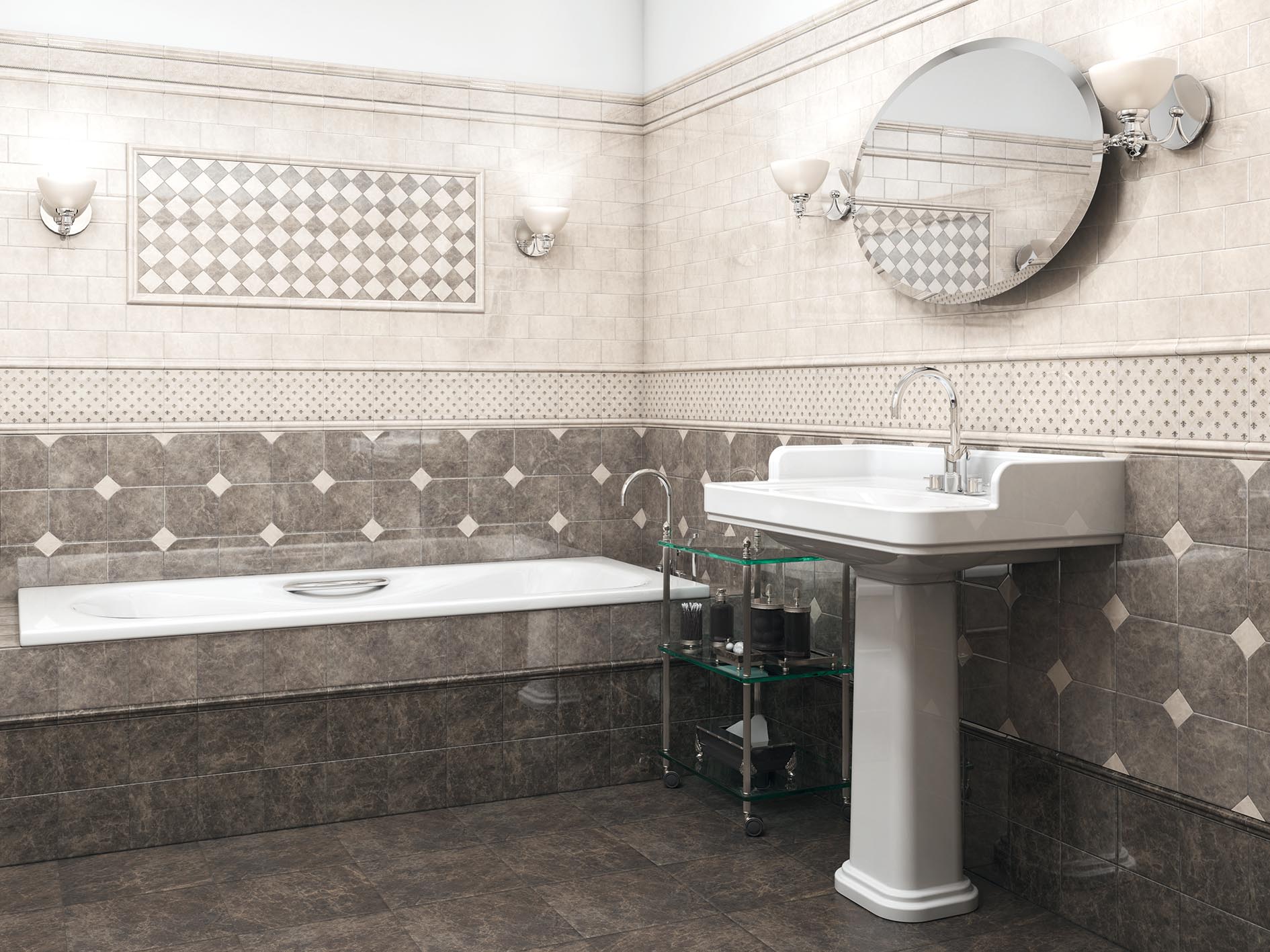 MM5249 Мерджеллина беж полотно 30,1х30,1х7 Kerama Marazzi