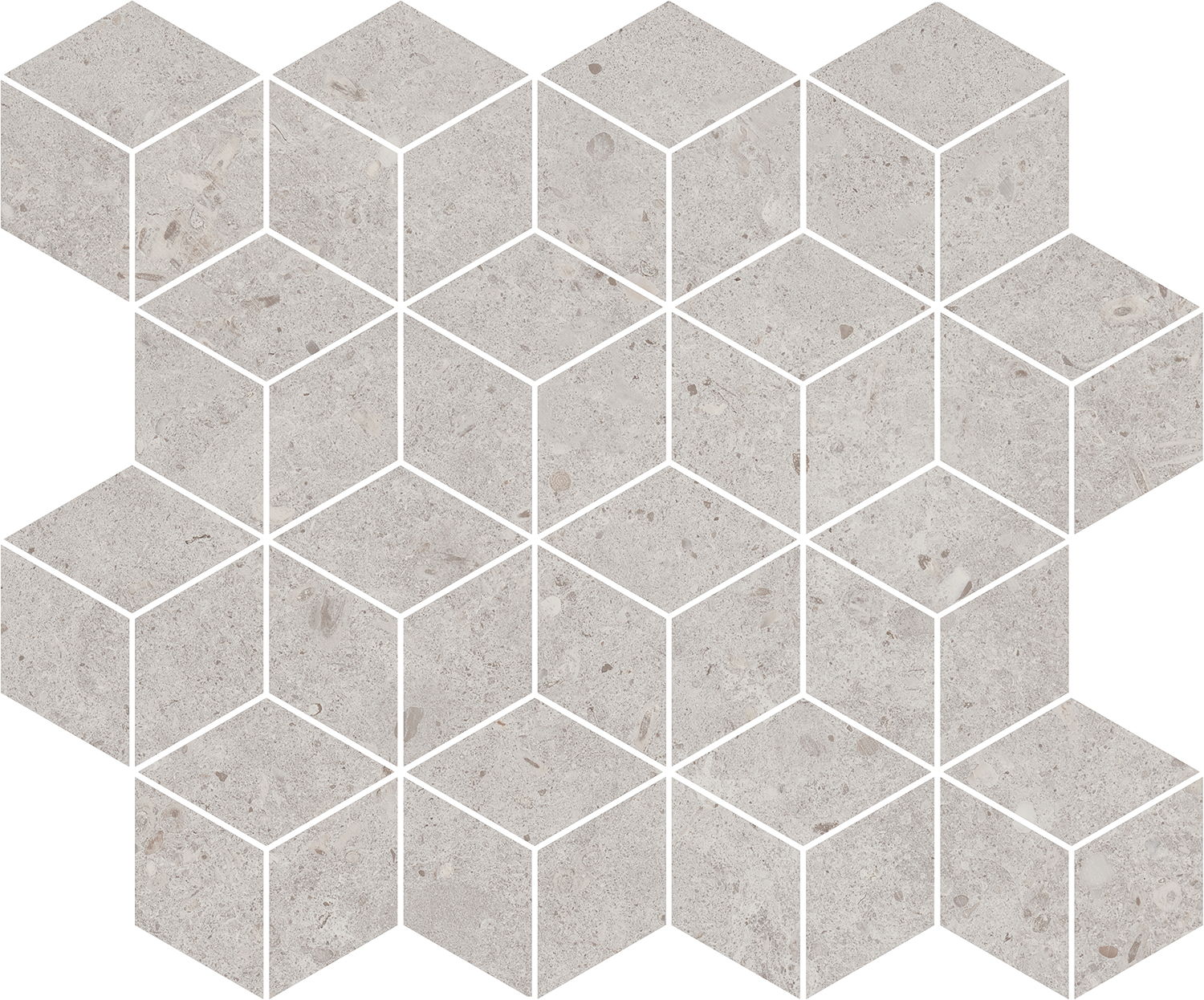 T017/14053 Декор Риккарди мозаичный серый светлый матовый 45x37,5 Kerama Marazzi фото 5