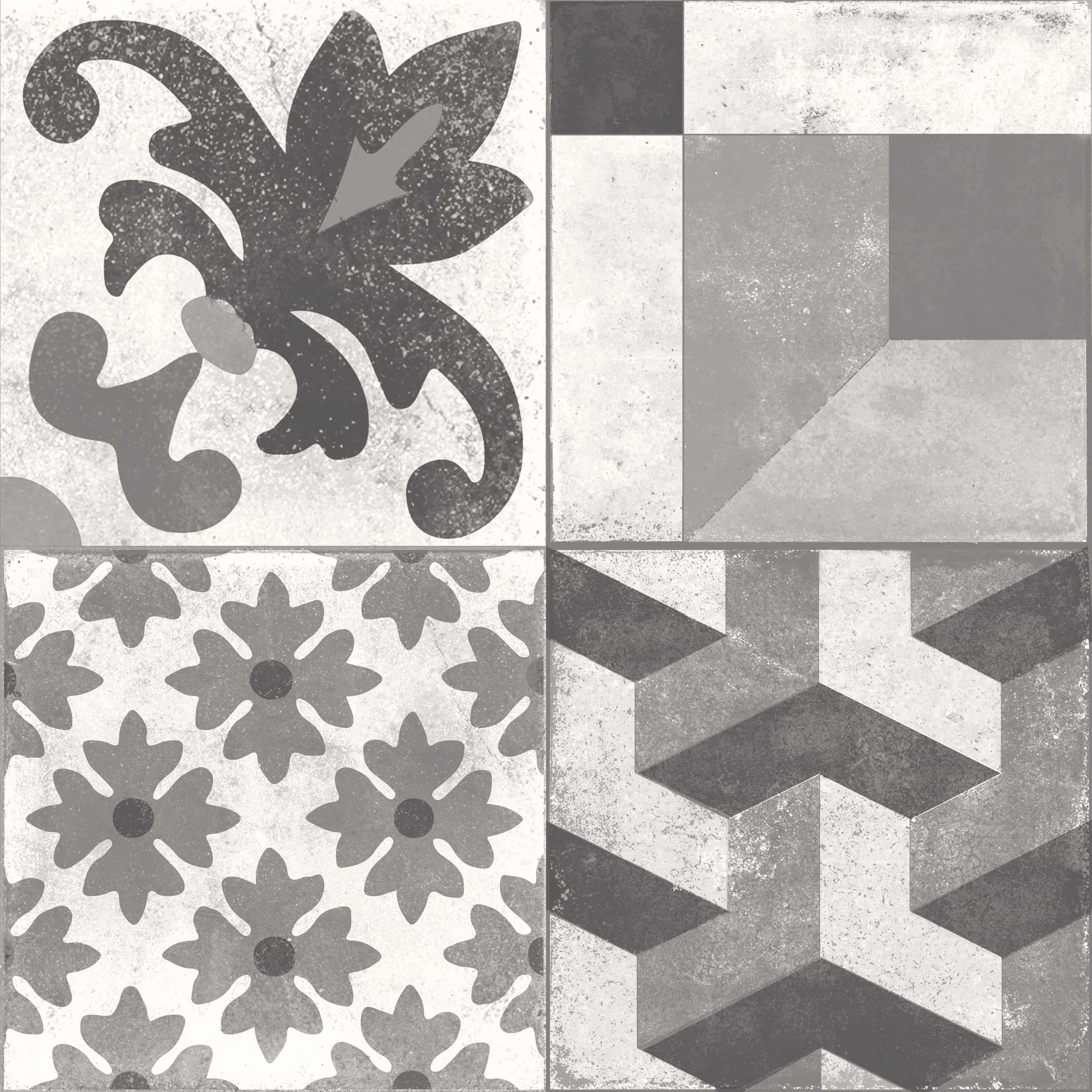 Heritage Mix Grey 33x33 Gresart