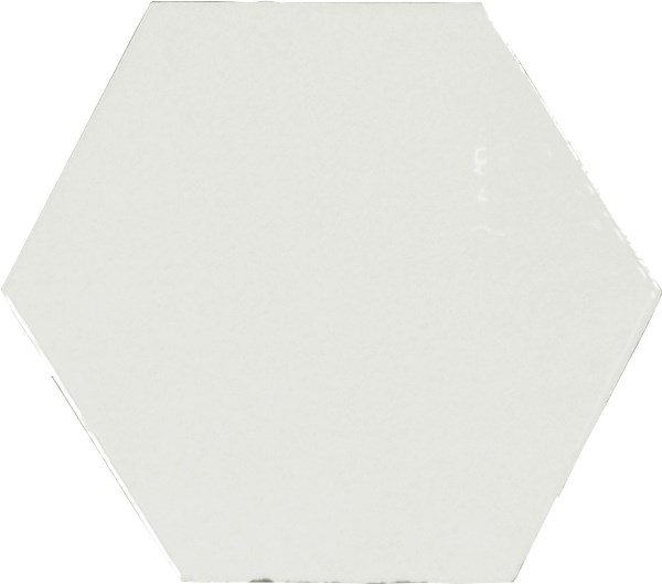 122078 ZELLIGE HEXA WHITE 10,8x12,4 WOW