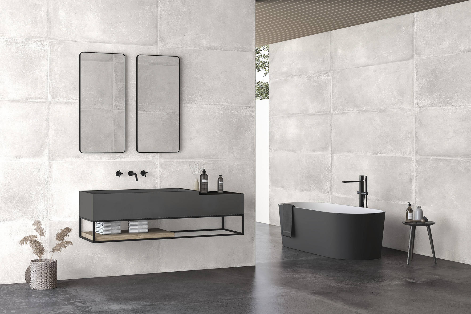 GT120603505MCR Forza GT Черный карвинг 60x120 Global Tile