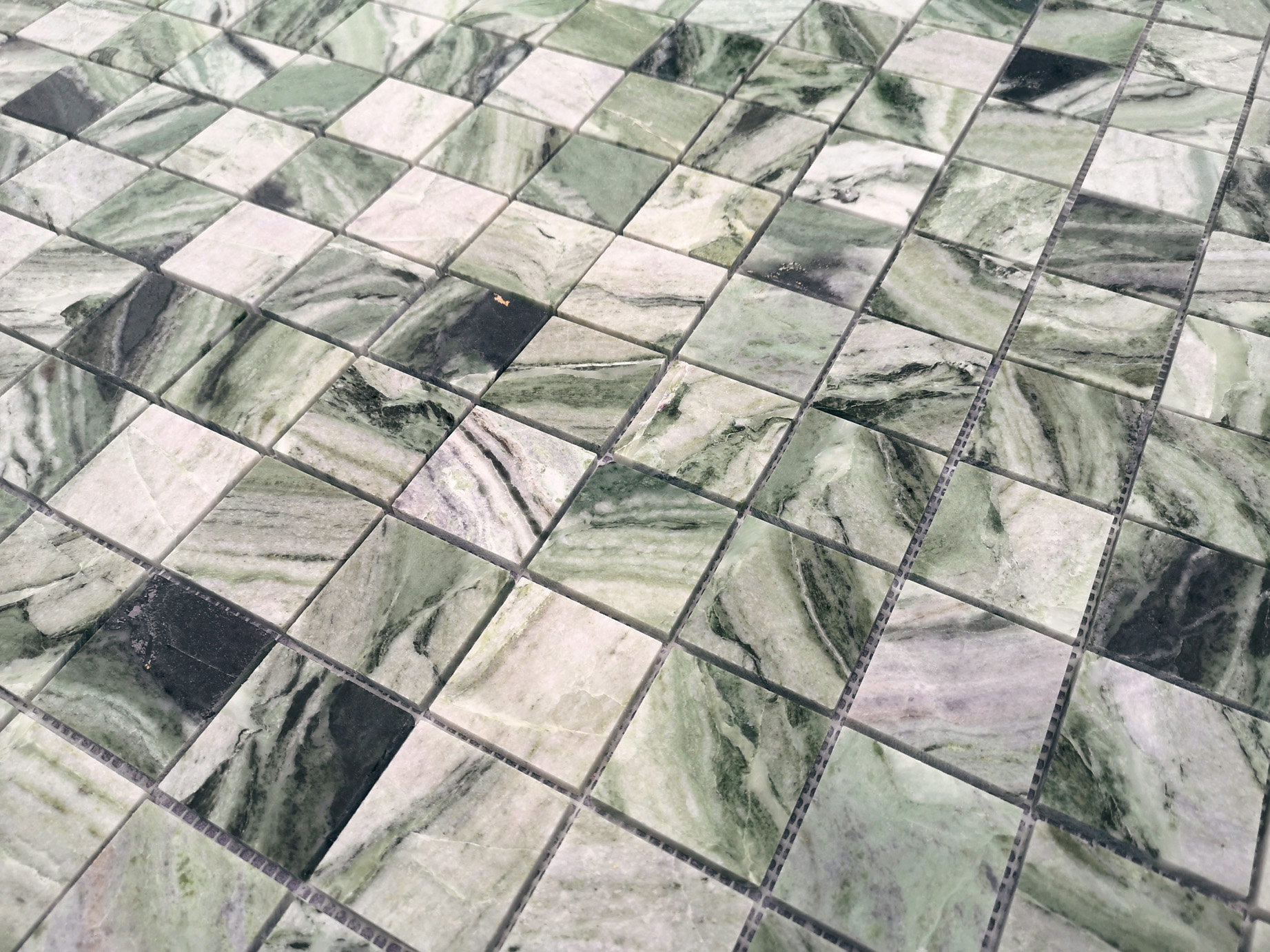 Onice Verde oliva POL 48x48x7 305x305 Caramelle Mosaic