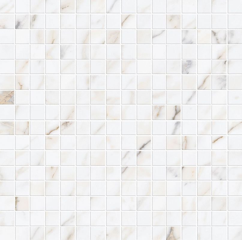 M8GV Allmarble Wall Golden White Satin Mosaico 40х40 MARAZZI Italy