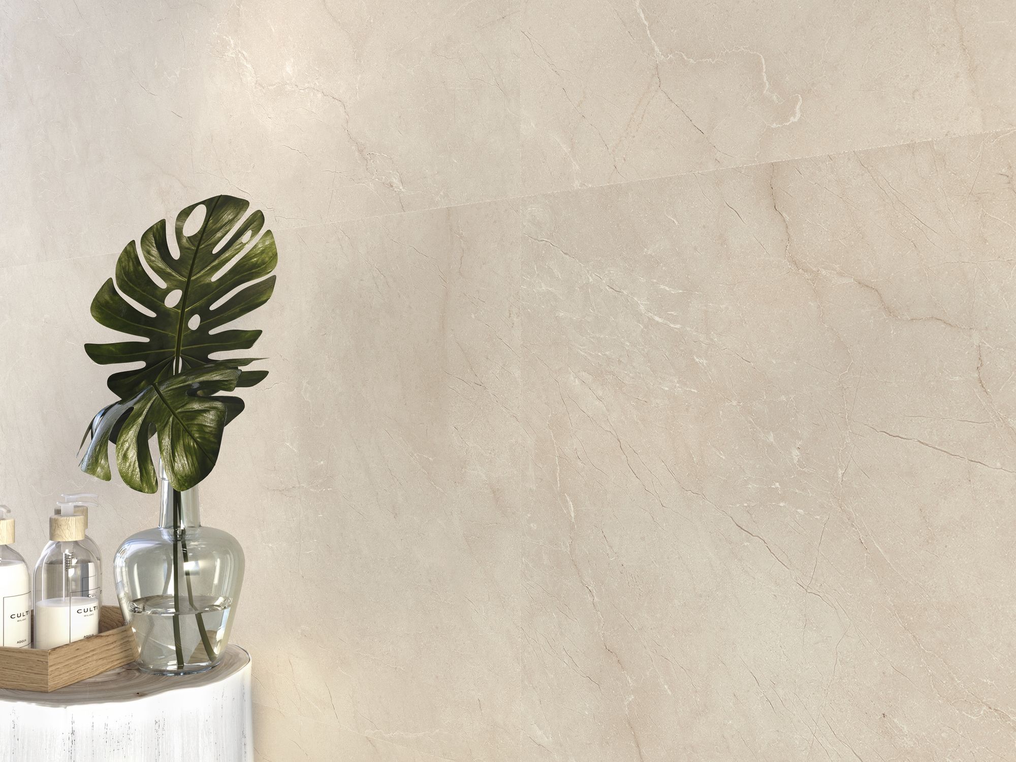 Cream Chamber Natural 120x120 Baldocer