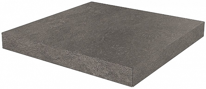 DD600620R/GCA Ступень угловая клееная Про Стоун антрацит 33x33x0,9 Kerama Marazzi