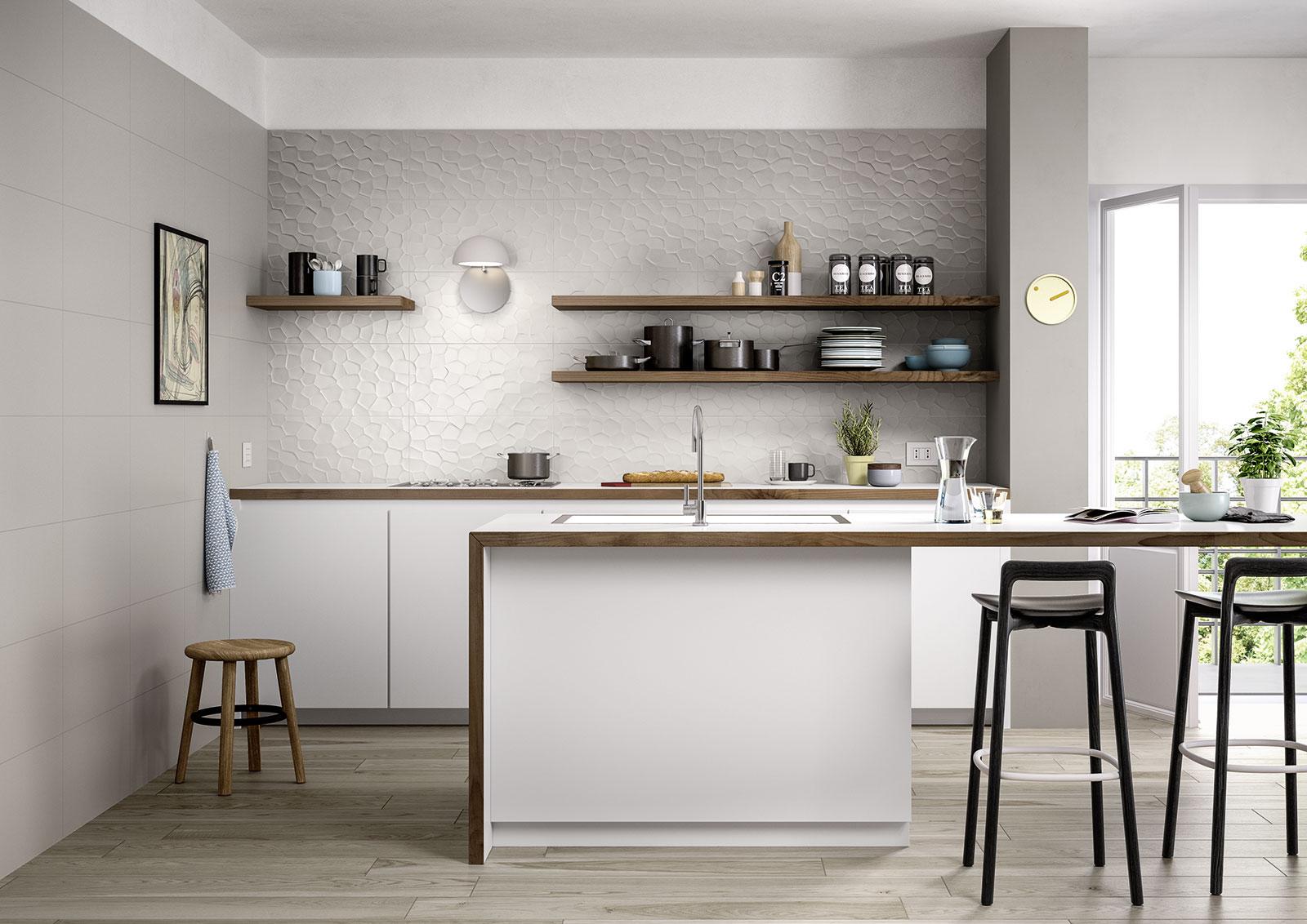 MNGC Color Code Bianco Struttura Move 3D satinato 30x60 MARAZZI Italy