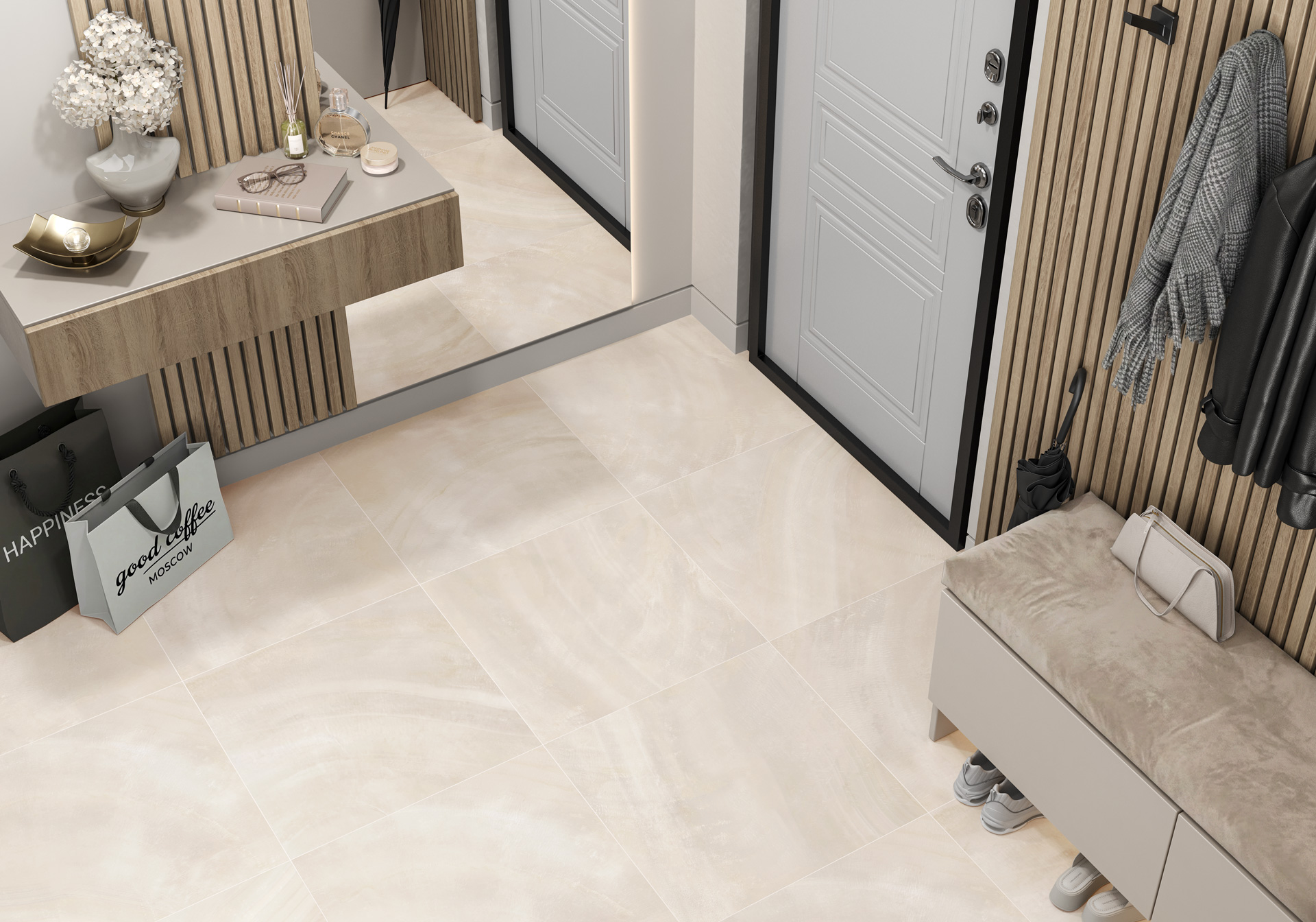 GFU6060VOL04R Voile матовый 600x600x9 Alma Ceramica (Уралкерамика) фото 13