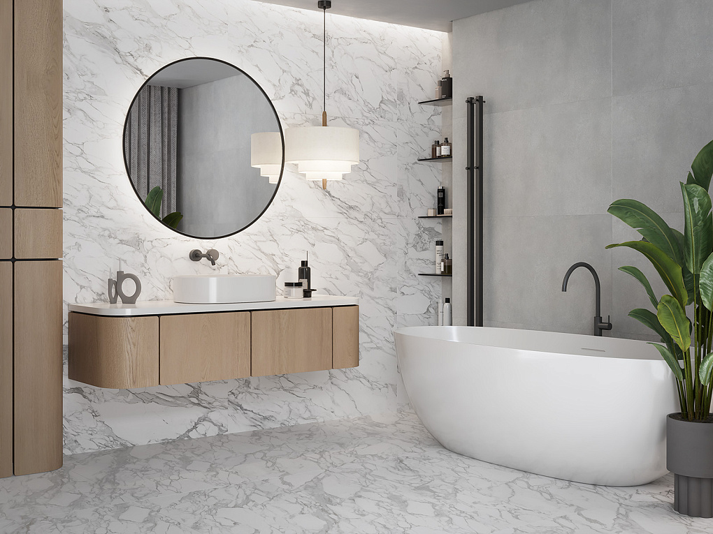 010400001220 Platinum white белый PG 01 60х120 Gracia Ceramica