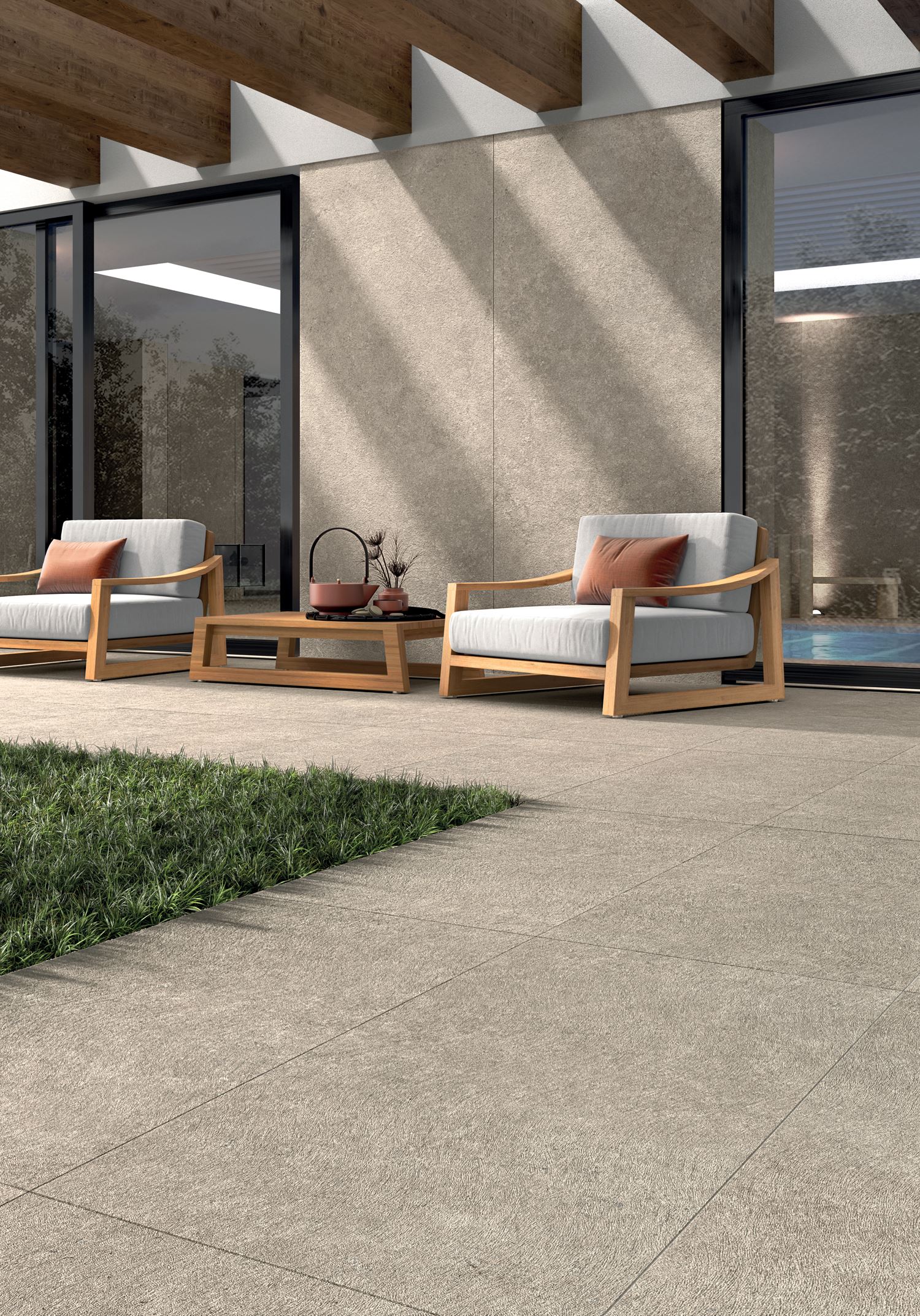 Pura Grey Chiseled Safetouch 6.5 mm 120x278 Kerlite фото 38