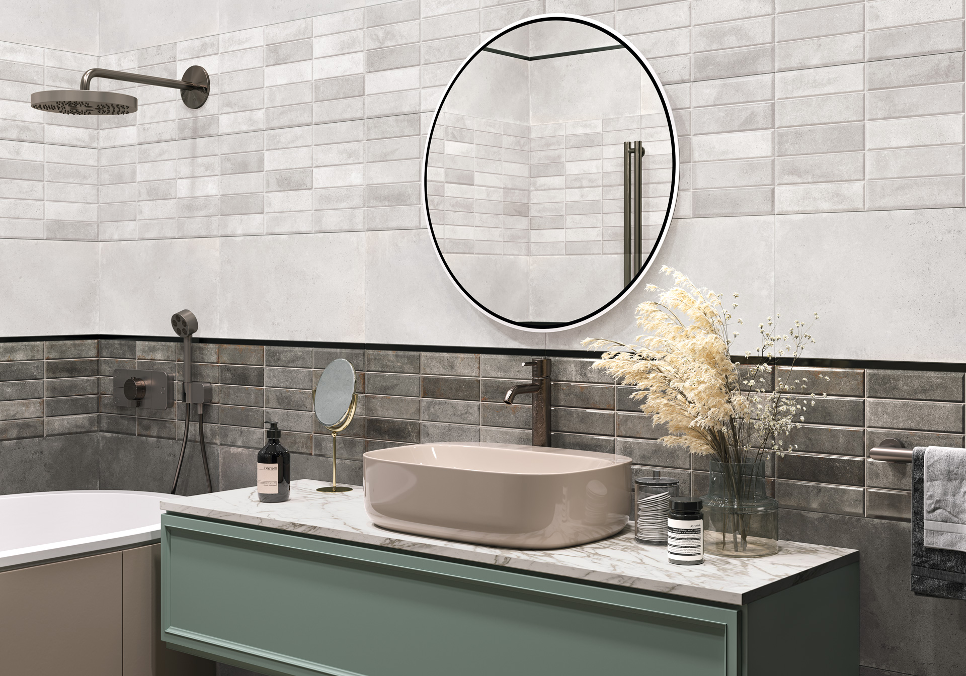 WT36ELR31 Elbrus Brick Marron 300x600x9 New Trend