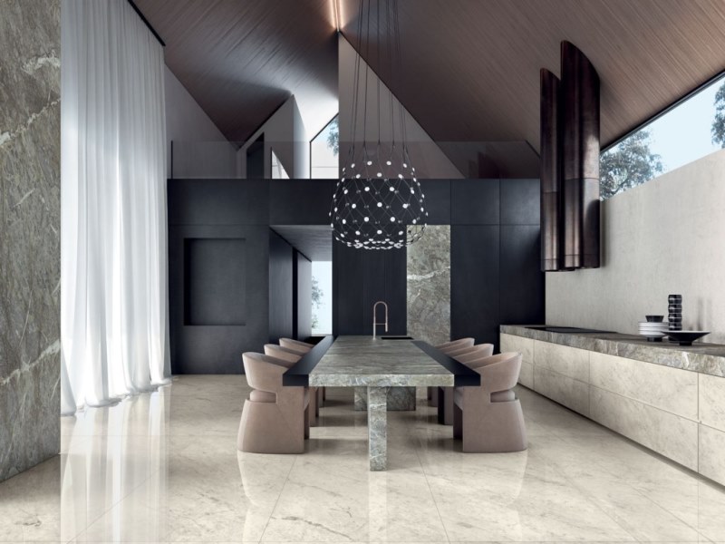 STARLIGHT TILES GLOSSY CALACATTA SUPREME 300x100 Kerlite