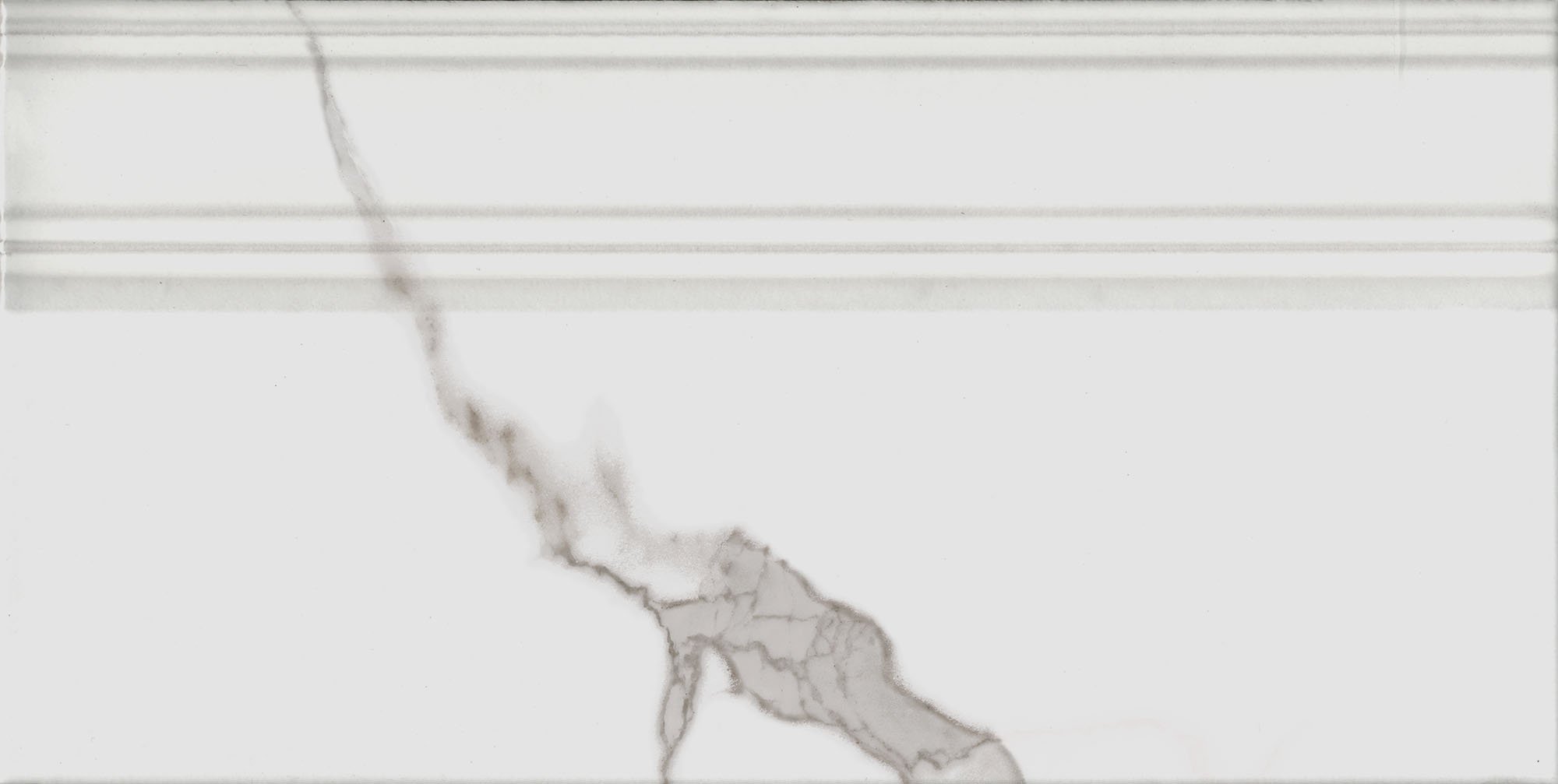 FME029R Плинтус Монте Тиберио белый глянцевый обрезной 20x40x1,6 Kerama Marazzi