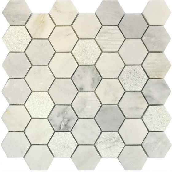 QS-Hex003-3f-48P/10 30,5*30,5 Q-Stones