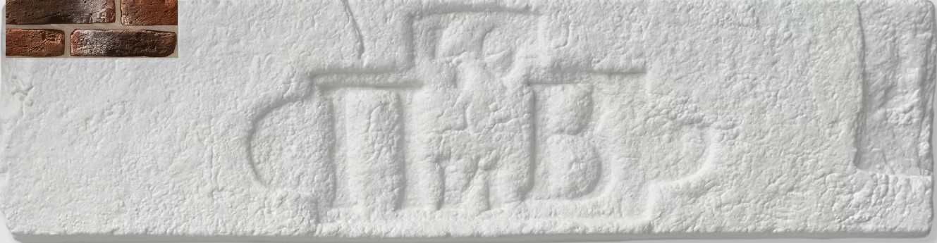 Декоративный кирпич Штамп Мадрид 408 25-28x7-8x1,7 Leonardo Stone