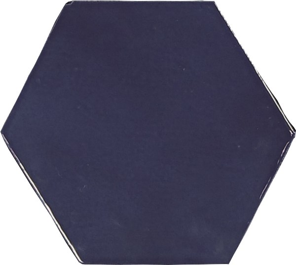 122085 ZELLIGE HEXA COBALT 10,8x12,4 WOW