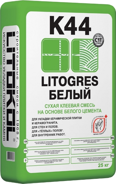 K44 LITOGRES белый 25 кг LITOKOL