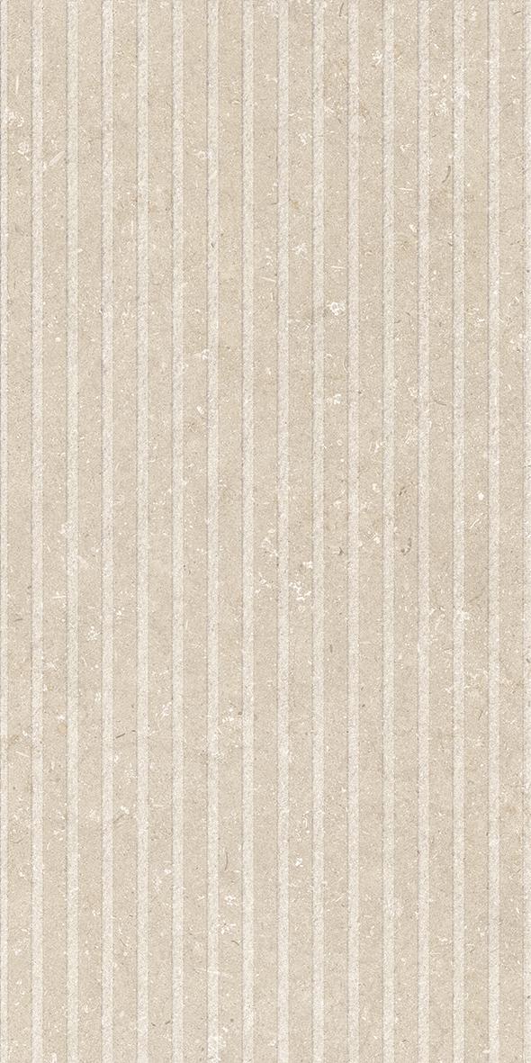 005504 Shellstone Beige Rigat-One 3D 60x120 Dado Ceramica