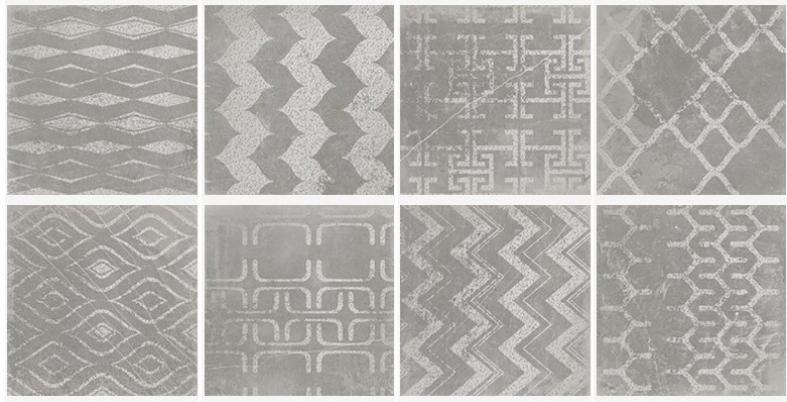 CUADRADO GLAM Grey 23.5x23.5 ATRIVM