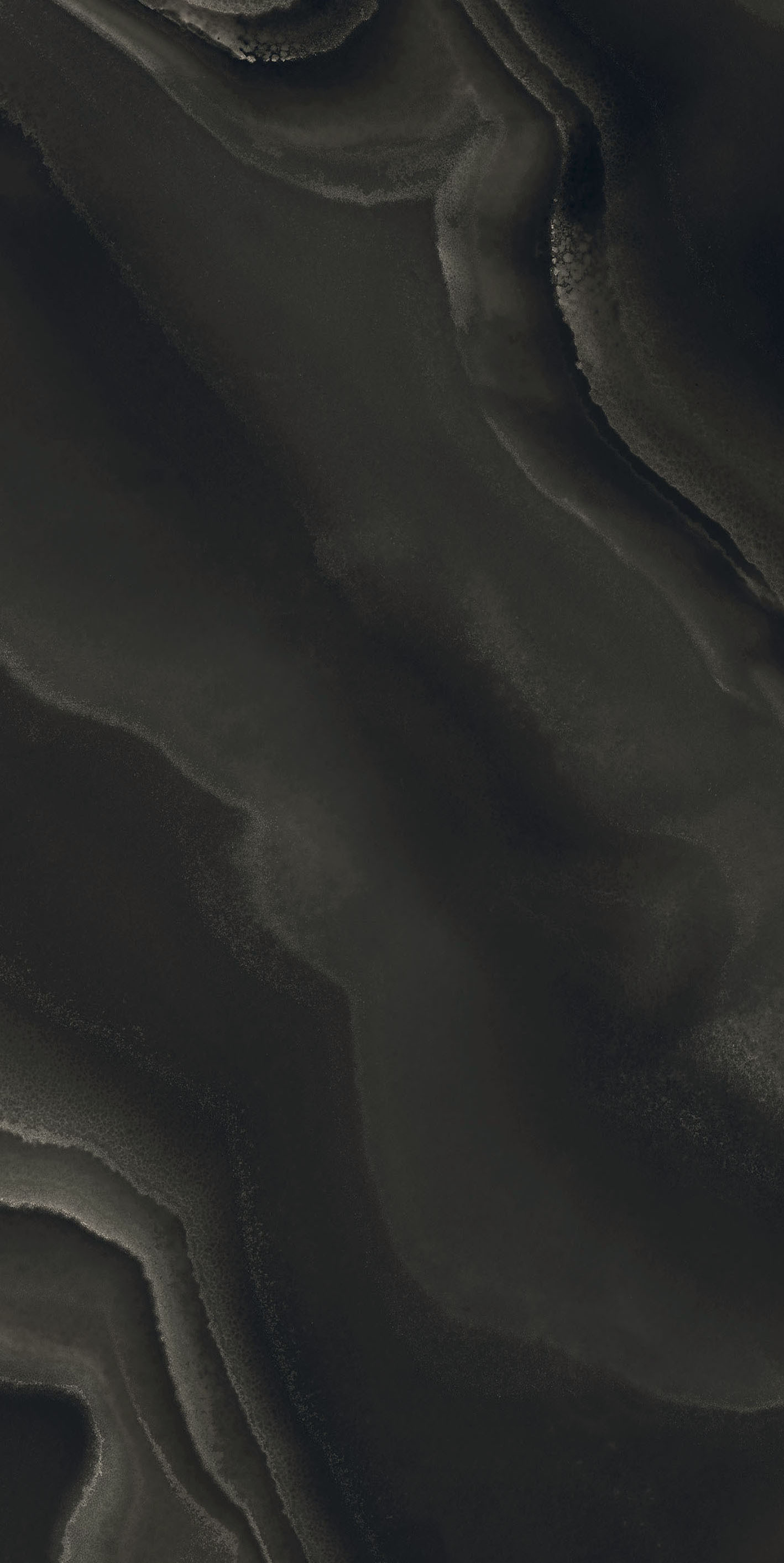 778830 Eccentric Luxe Smoky Black Glossy 6mm 60x120 Rex Ceramiche