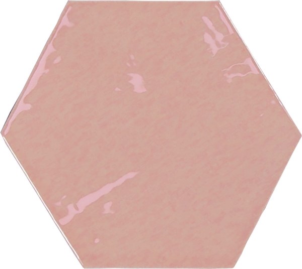 122082 ZELLIGE HEXA PINK 10,8x12,4 WOW