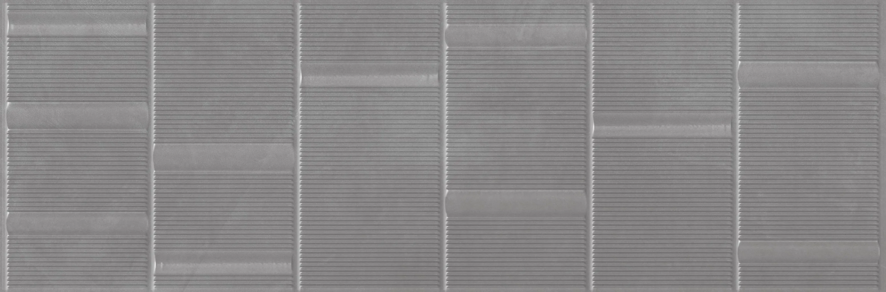 875 Континуум Грэй рельеф мелкие линии 32,5x100 Eurotile Ceramica