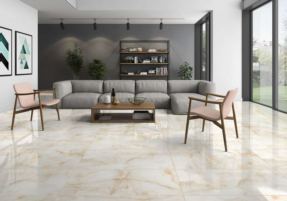 Kester Grey Glossy 8.5 mm 60x120 Eurotile Ceramica