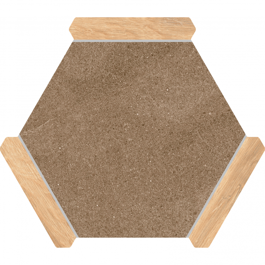 Sacramento Marron Pino 22x25 Monopole Ceramica