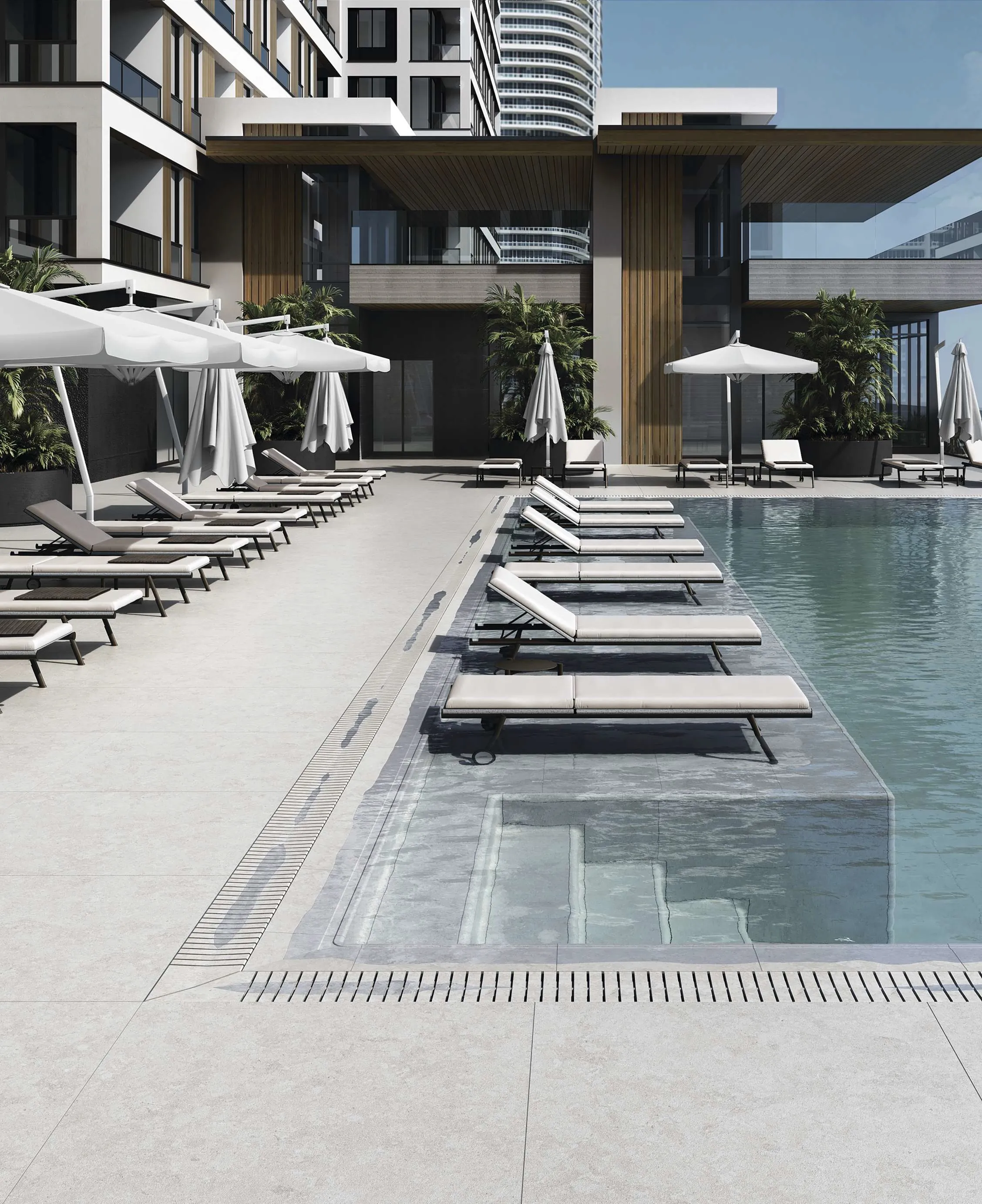 Плинтус ступени правый Stone 541 Sand R9 596х596х11 Kerastep фото 3