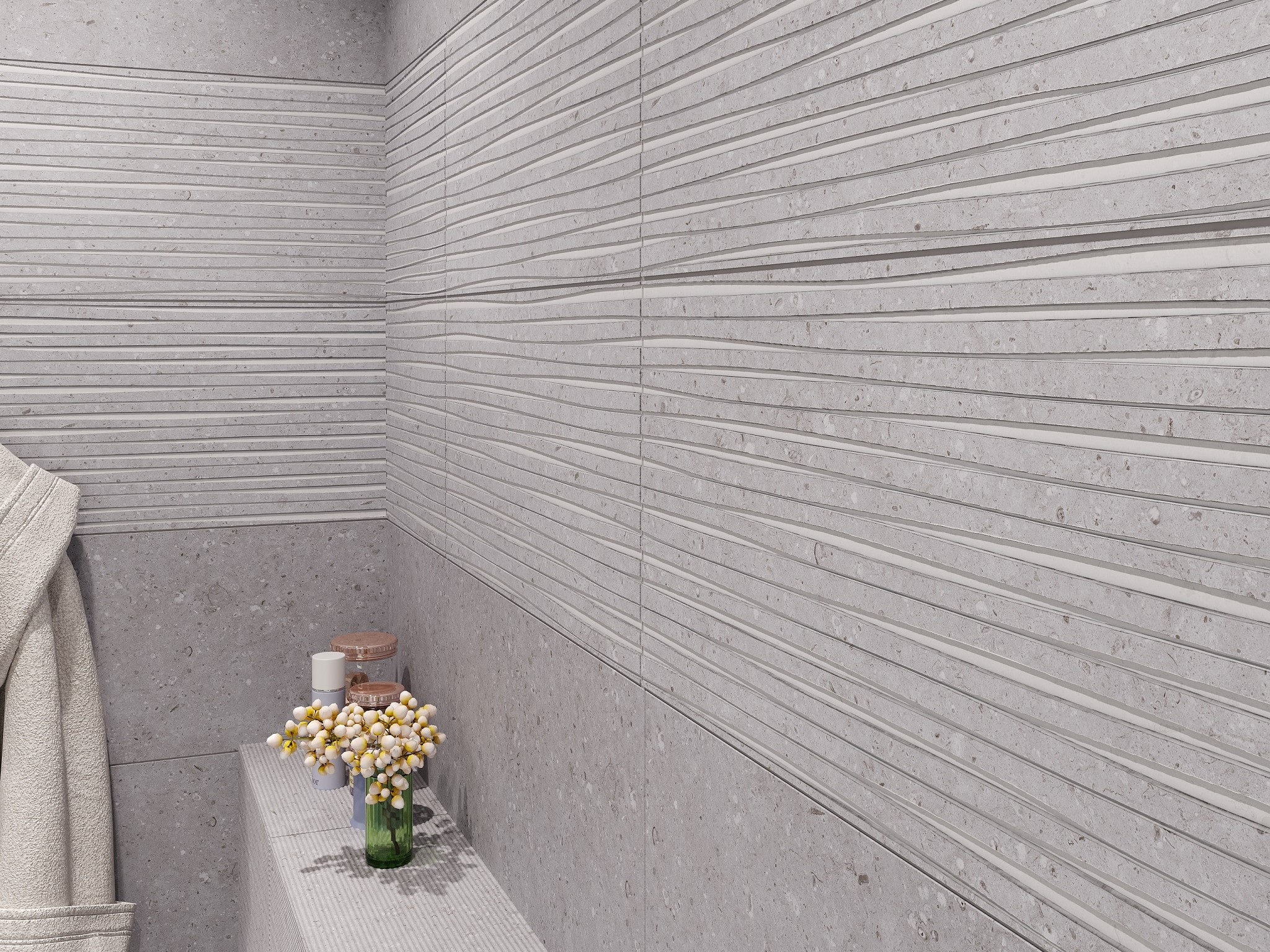 F Rockberry Beige 30x30 Cube Ceramica