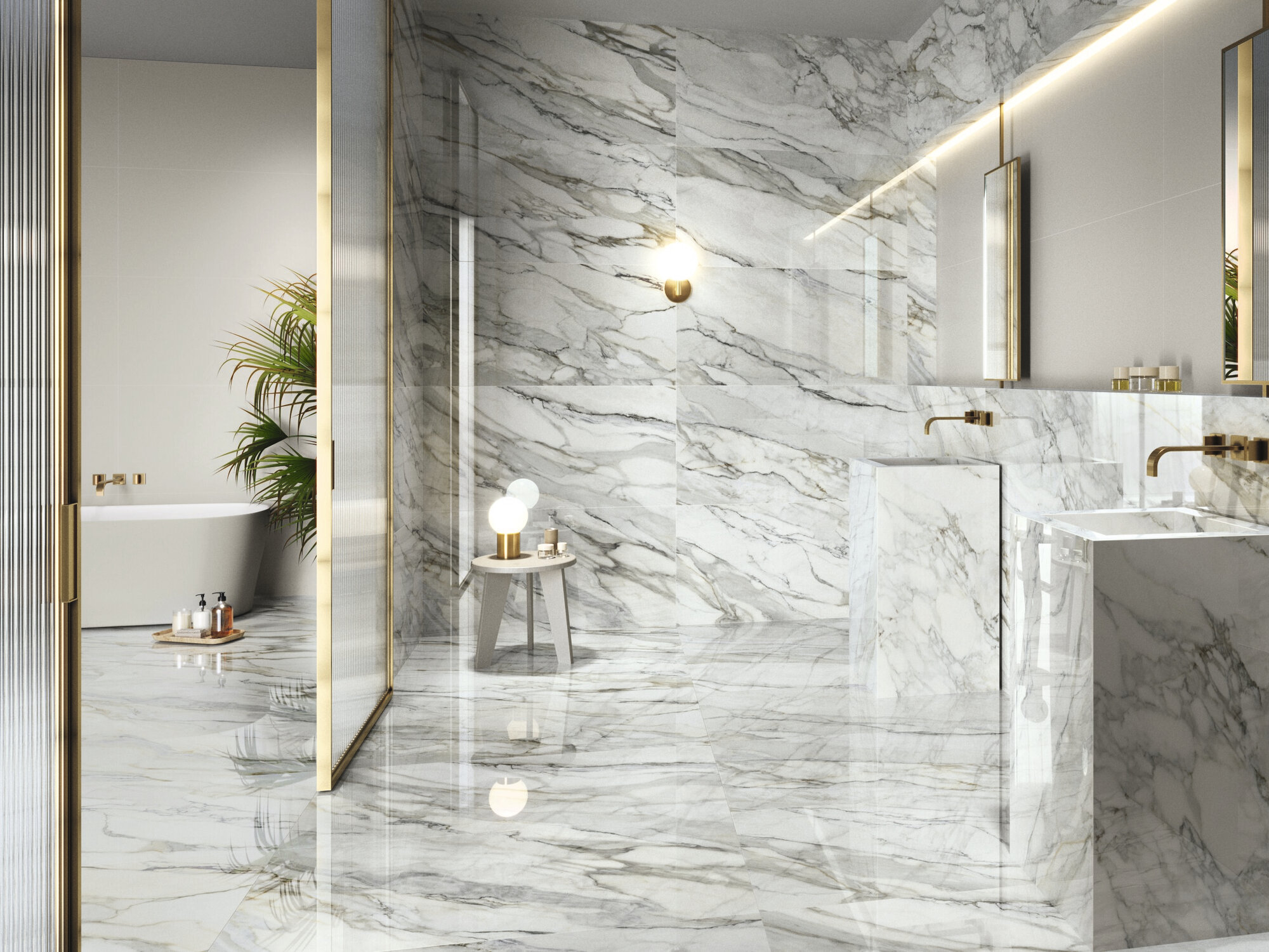 A041633 Arabescato Xenia Matt Rect 60x120 Ape Ceramica